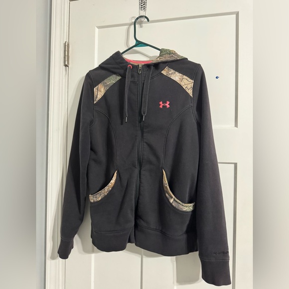 LG Other - LG Black Hoodie with Camo and Pink Accents